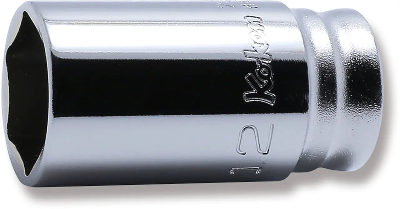 2300XZ-12 | 1/4 Sq. Dr. Socket 12mm 6 point Length 30mm Z-series image 1