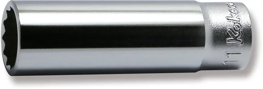 2305M-11 | 1/4 Sq. Dr. Socket 11mm 12 point Length 50mm image 1