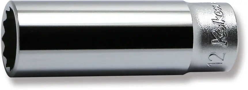 2305M-12 | 1/4 Sq. Dr. Socket 12mm 12 point Length 50mm image 1