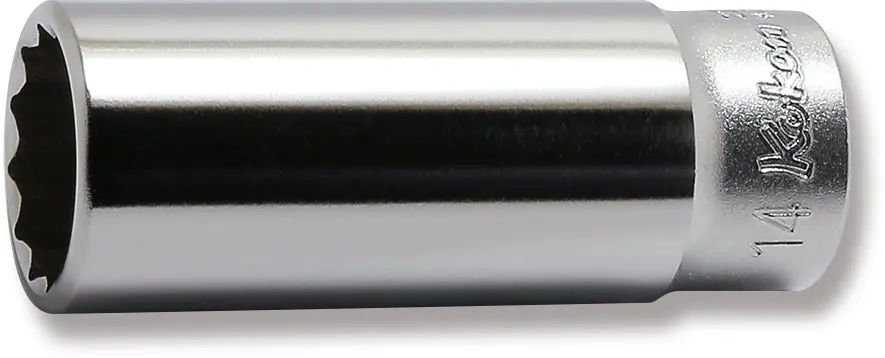 2305M-14 | 1/4 Sq. Dr. Socket 14mm 12 point Length 50mm image 1