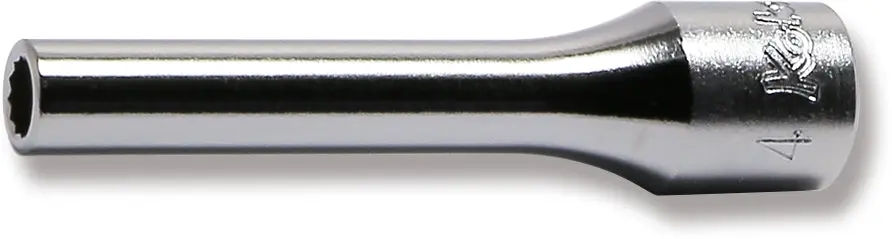 2305M-4 | 1/4 Sq. Dr. Socket 4mm 12 point Length 50mm image 1