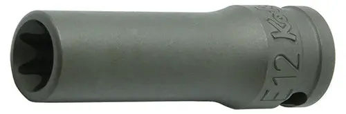 23325-E7 | 3/8 Sq. Dr. Industrial Deep TORX E7 Socket - Length 55mm image 1