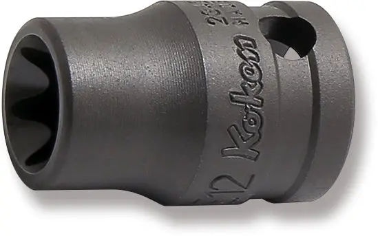 23425-E12 | 3/8 Sq. Dr. Industrial TORX E12 Socket - Length 26mm image 1