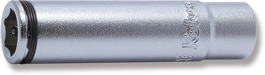 2350M-8 | 1/4 Sq. Dr. Deep NUT GRIP Socket 8mm image 1