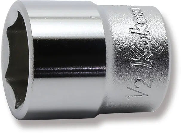 2400A-1/2 | 1/4 Sq. Dr. 6 point chrome SAE Socket 1/2 image 1