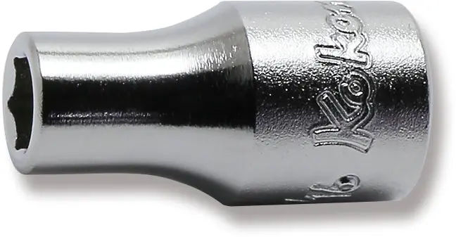 2400A-3/16 | 1/4 Sq. Dr. 6 point chrome SAE Socket 3/16 image 1