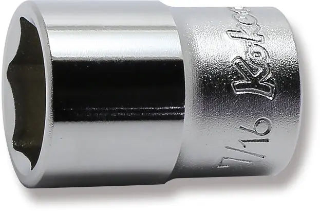 2400A-7/16 | 1/4 Sq. Dr. 6 point chrome SAE Socket 7/16 image 1