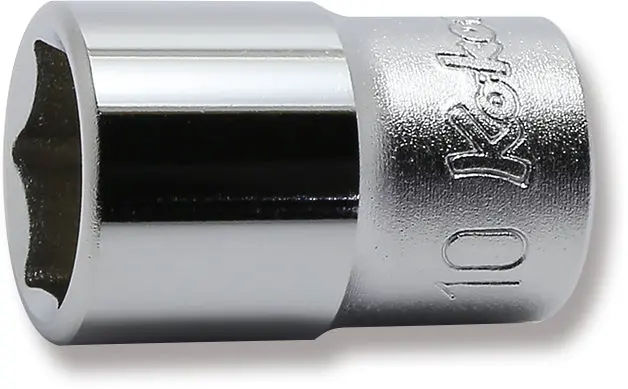 2400M-10 | 1/4 Sq. Dr. 6 point chrome Metric Socket 10mm image 1