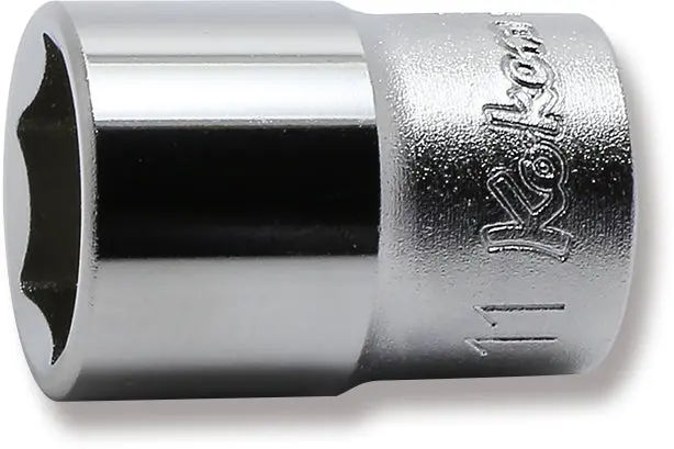 2400M-11 | 1/4 Sq. Dr. 6 point chrome Metric Socket 11mm image 1