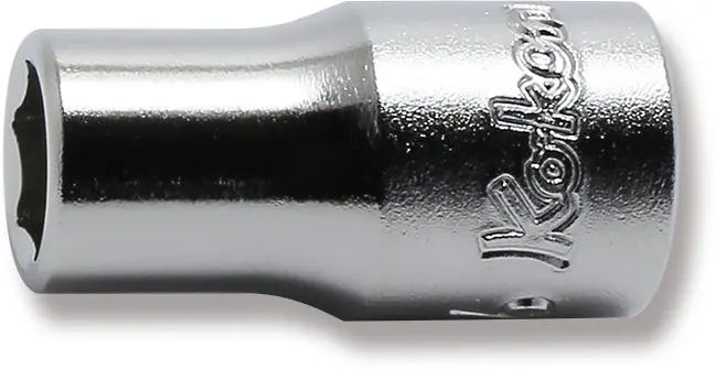 2400M-6 | 1/4 Sq. Dr. 6 point chrome Metric Socket 6mm image 1