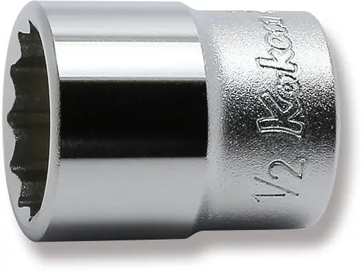 2405A-1/2 | 1/4 Sq. Dr. 12 point chrome SAE Socket 1/2 image 1
