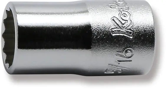 2405A-5/16 | 1/4 Sq. Dr. 12 point chrome SAE Socket 5/16 image 1