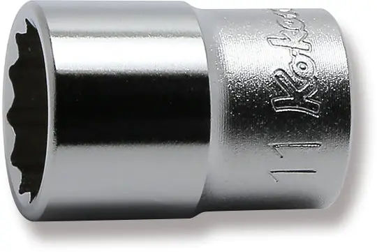 2405M-11 | 1/4 Sq. Dr. 12 Point chrome METRIC Socket 11mm image 1