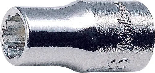2410M-10 | 1/4 Sq. Dr. Socket 10mm Surface Length 22mm image 1