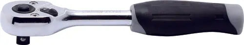 2753JB | 1/4 Sq. Dr. Ratchet Handle 20 teeth Push Button Length 115mm Plastic Handle image 1