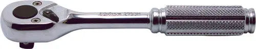 2753N | 1/4 Sq. Dr. Ratchet Handle 20 teeth Length 115mm Metal Handle image 1