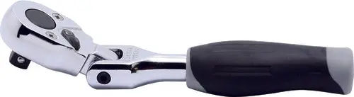 2774JS | 1/4 Sq. Dr. Ratchet Handle 20 teeth Short Length 116mm Flexible Head Plastic Handle image 1