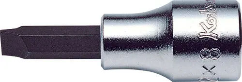 3005-5 | 3/8 Sq. Dr. Bit Socket Slotted 1.0X5.5 Length 60mm image 1