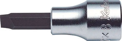 3005-8 | 3/8 Sq. Dr. Bit Socket Slotted 1.2X8 Length 60mm image 1