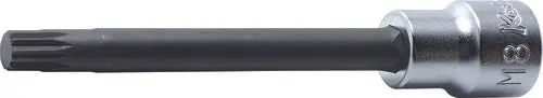 3020.100-M14 | 3/8 Sq. Dr. Bit Socket XZN M14 Triple Square Length 100mm image 1