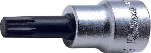 3020.50-M14 | 3/8 Sq. Dr. Bit Socket XZN M14 Triple Square Length 50mm image 1