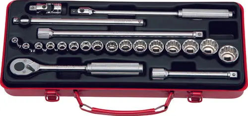 3210M | 3/8 Sq. Dr. Socket set 6, 12 point 22 pieces image 1