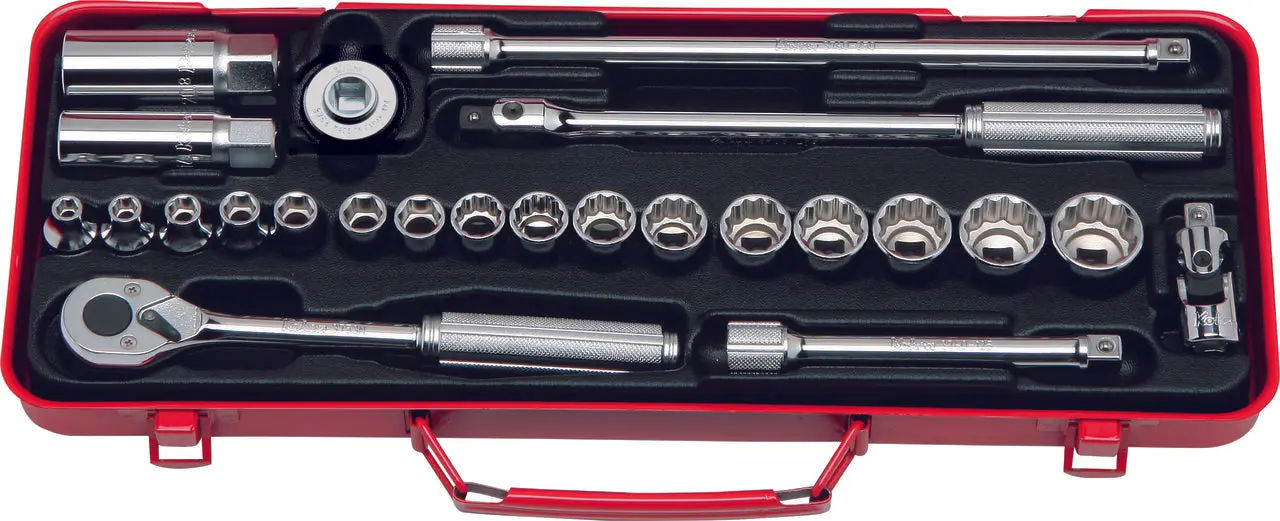 3275 | 25 Piece 3/8 Sq. Dr. 6 and 12 point Automotive Socket Set image 1