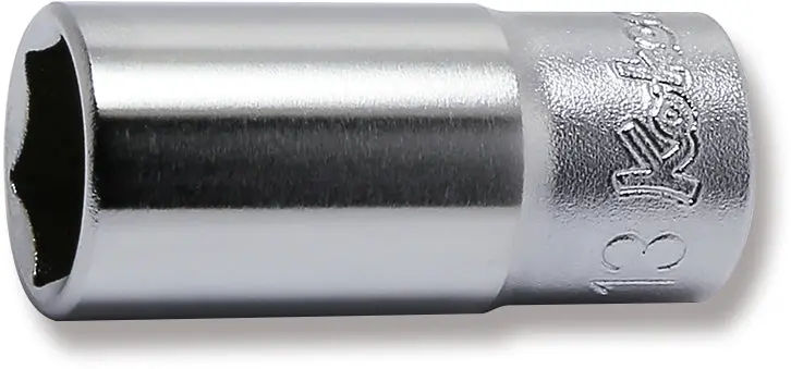 3300X-12 | 3/8 Sq. Dr. Socket 12mm 6 point Length 40mm image 1