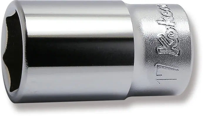 3300X-17 | 3/8 Sq. Dr. Socket 17mm 6 point Length 40mm image 1