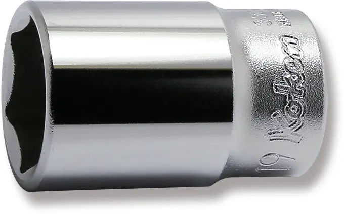 3300X-19 | 3/8 Sq. Dr. Socket 19mm 6 point Length 40mm image 1