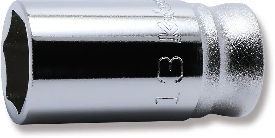3300XZ-13 | 3/8 Sq. Dr. Z-series Metric Semi-Deep 6 point Chrome Socket - 13mm image 1