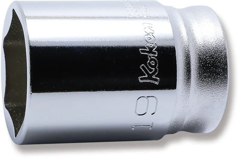 3300XZ-19 | 3/8 Sq. Dr. Z-series Metric Semi-Deep 6 point Chrome Socket - 19mm image 1
