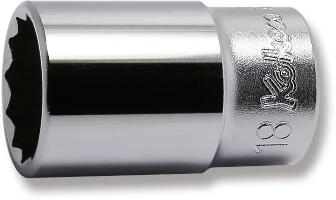 3305X-18 | 3/8 Sq. Dr. Socket 18mm 12 point Length 40mm image 1
