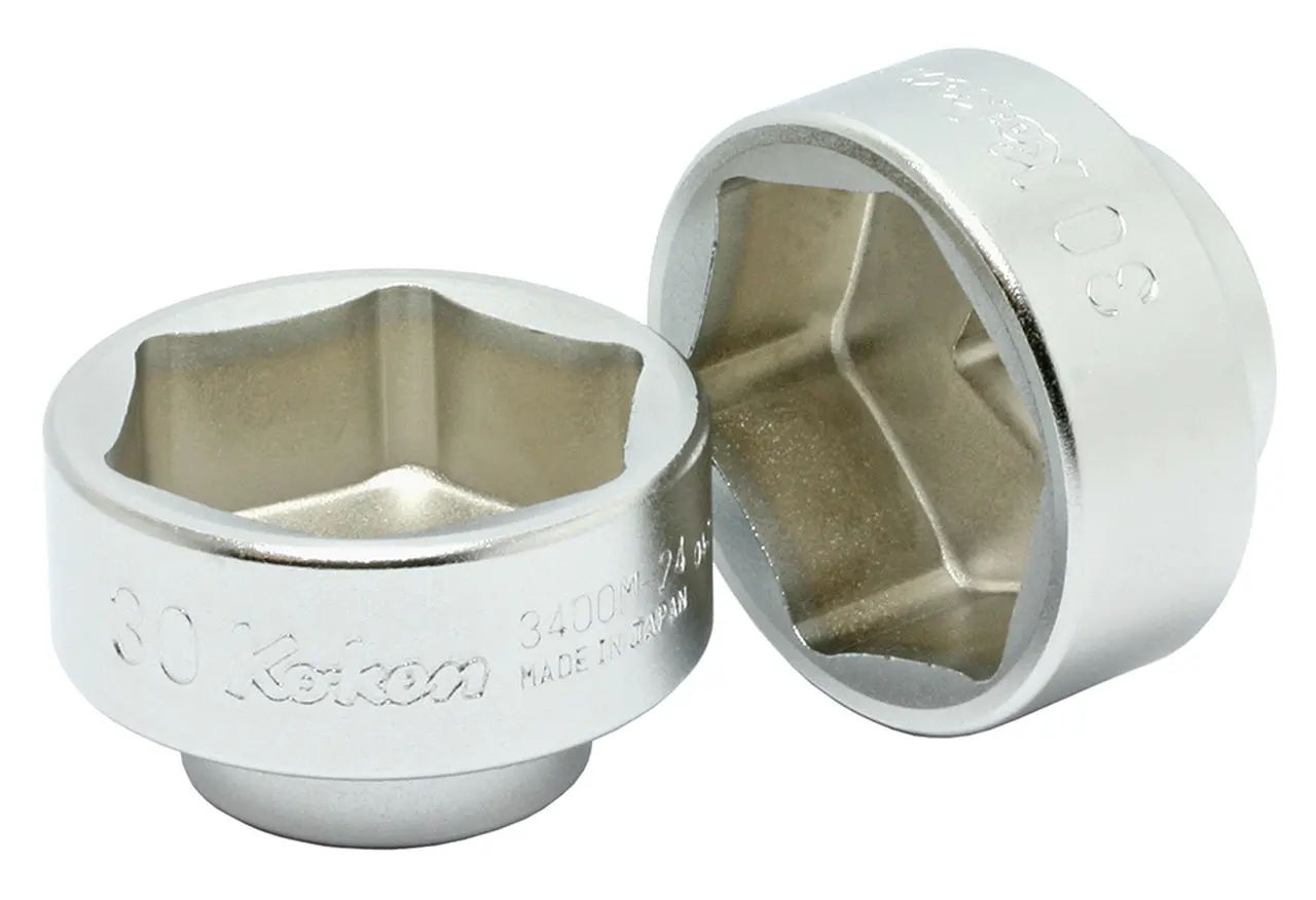 3400M.24-27 | 3/8 Sq. Dr. Socket 27mm 6 point Length 24mm image 1