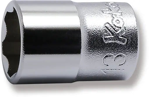 3410M-13 | 3/8 Sq. Dr. Socket 13mm Surface Length 26mm image 1