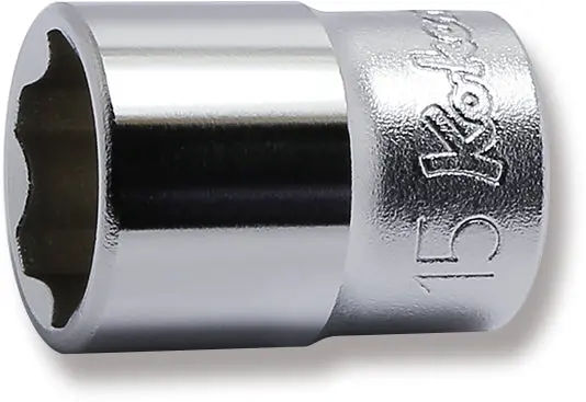3410M-15 | 3/8 Sq. Dr. Socket 15mm Surface Length 28mm image 1