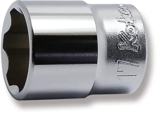 3410M-17 | 3/8 Sq. Dr. Socket 17mm Surface Length 29mm image 1