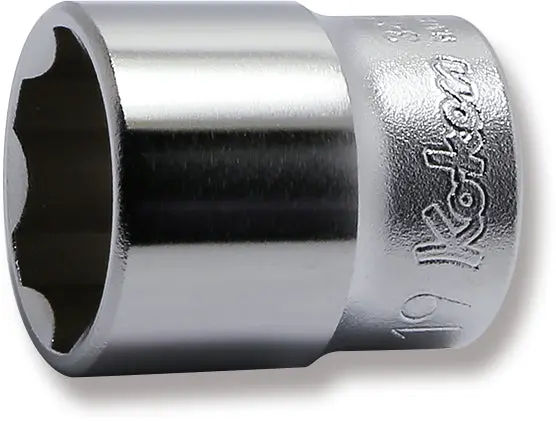 3410M-19 | 3/8 Sq. Dr. Socket 19mm Surface Length 30mm image 1