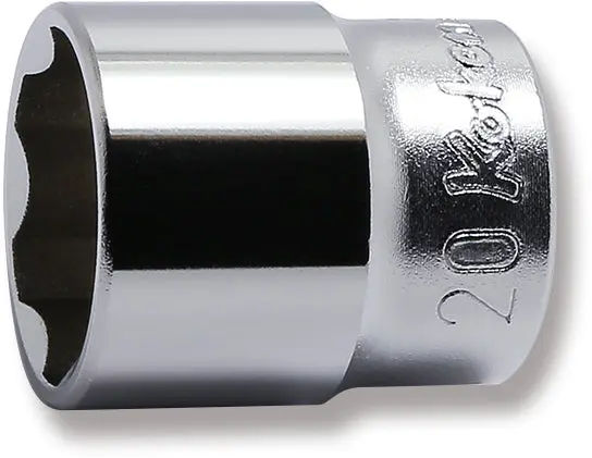3410M-20 | 3/8 Sq. Dr. Socket 20mm Surface Length 31mm image 1