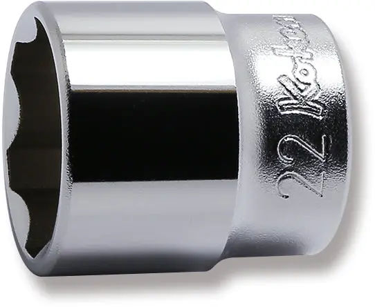 3410M-22 | 3/8 Sq. Dr. Socket 22mm Surface Length 32mm image 1