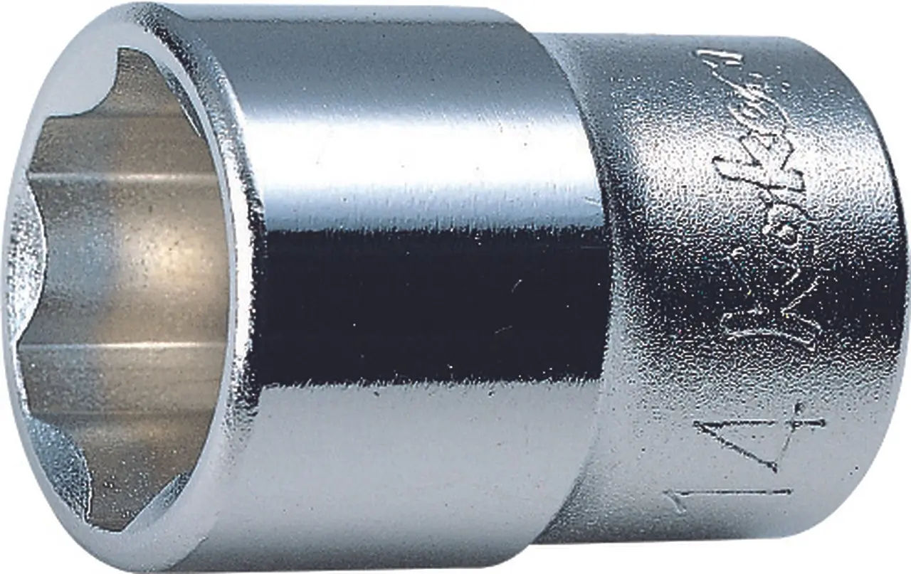 3410M-14 | 3/8 Sq. Dr. Socket 14mm Surface Length 27mm image 1