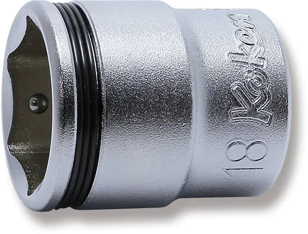 3450M-18 | 3/8 Sq. Dr. Socket 18mm Nut Grip Length 29mm image 1