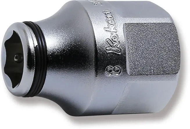 3450MH-8 | 3/8 Sq. Dr. Socket 8mm Nut Grip Length 26mm Outer Hex 17mm image 1