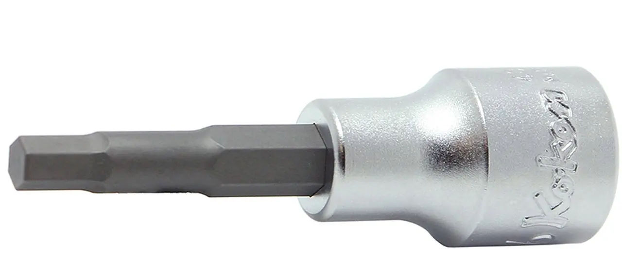 4010M.75-19 | 1/2 Sq. Dr. Bit Socket 19mm Hex Length 75mm image 1