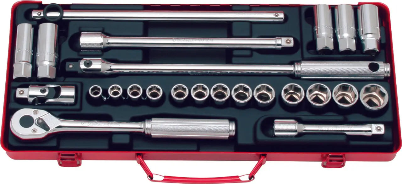 4275 | 24 Piece 1/2 Sq. Dr. 6 Point Socket Set image 1