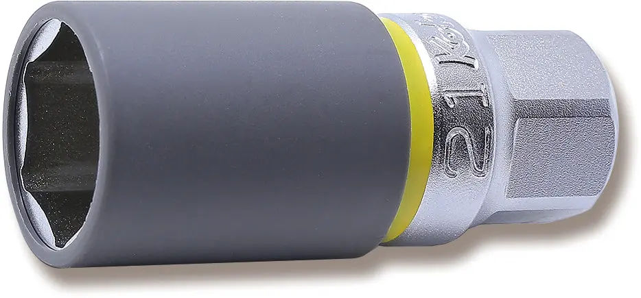 4300PMZ.65-21 | 1/2 Sq. Dr. Wheel Nut Socket 21mm Extra Thin walled Length 65mm Color coded Protector image 1