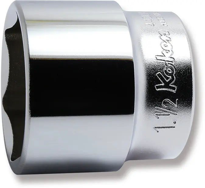 4400A-1.1/2 | 1/2 Sq. Dr. Chrome SAE 6 Point Socket 1-1/2'' image 1