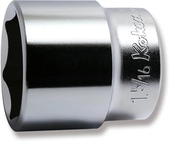 4400A-1.5/16 | 1/2 Sq. Dr. Chrome SAE 6 Point Socket 1.5/16'' image 1