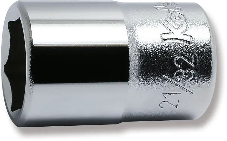 4400A-21/32 | 1/2 Sq. Dr. Chrome SAE 6 Point Socket 21/32'' image 1