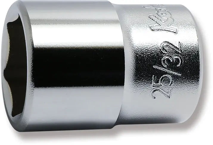 4400A-25/32 | 1/2 Sq. Dr. Chrome SAE 6 Point Socket 25/32'' image 1